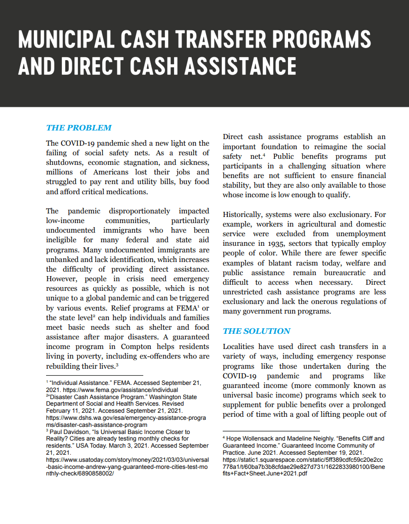 Economic Justice Local Progress