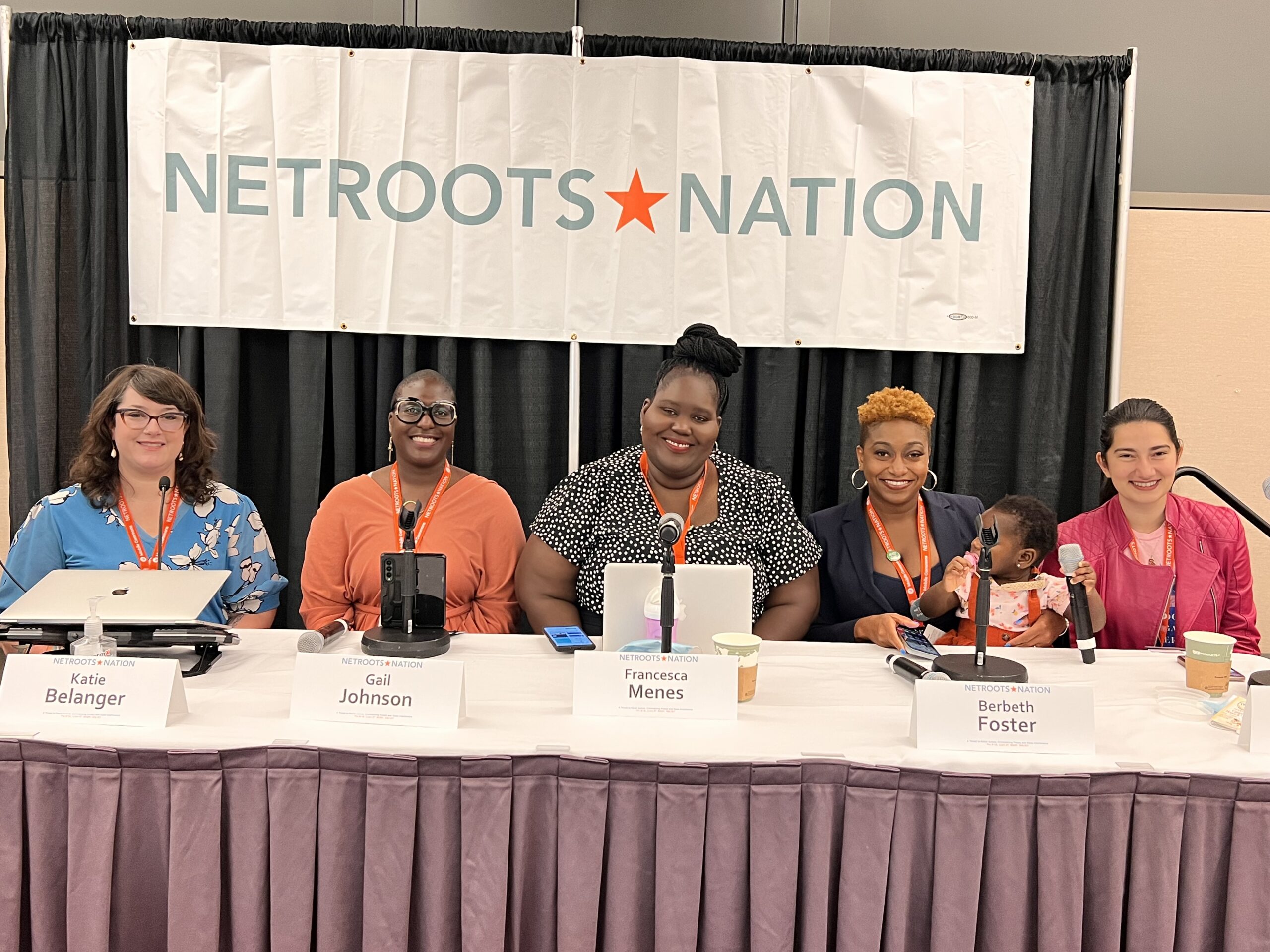 Panelists ready to present at Netroots Nation 2022 session on HB1.