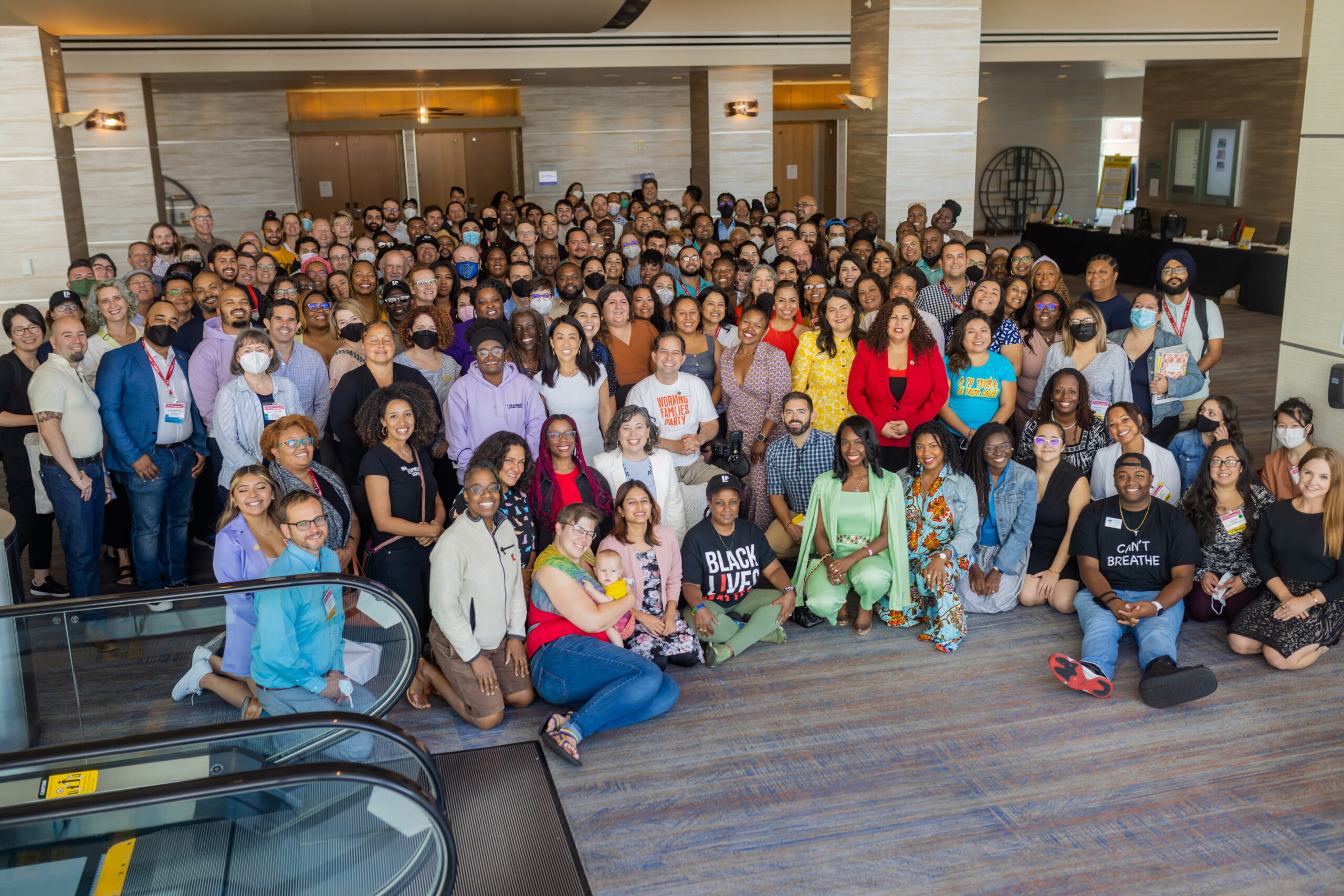 Group photo of Local Progress Network at the 2022 National Convening
