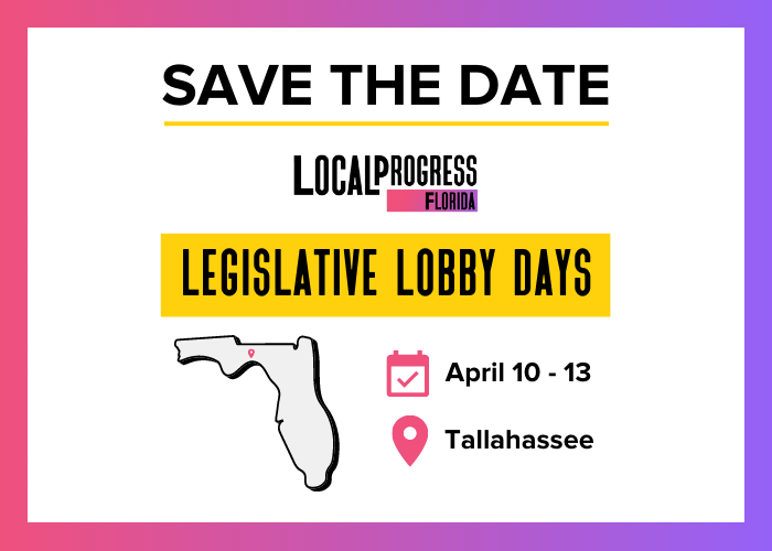 Save the Date for LPFL lobby days graphic