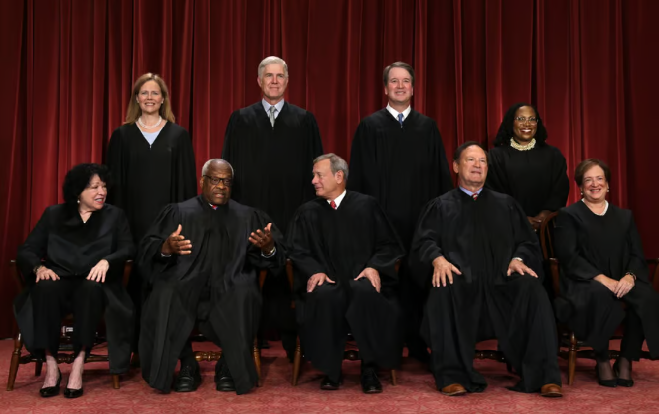 Picture from Getty Images of the current Supreme Court Justices