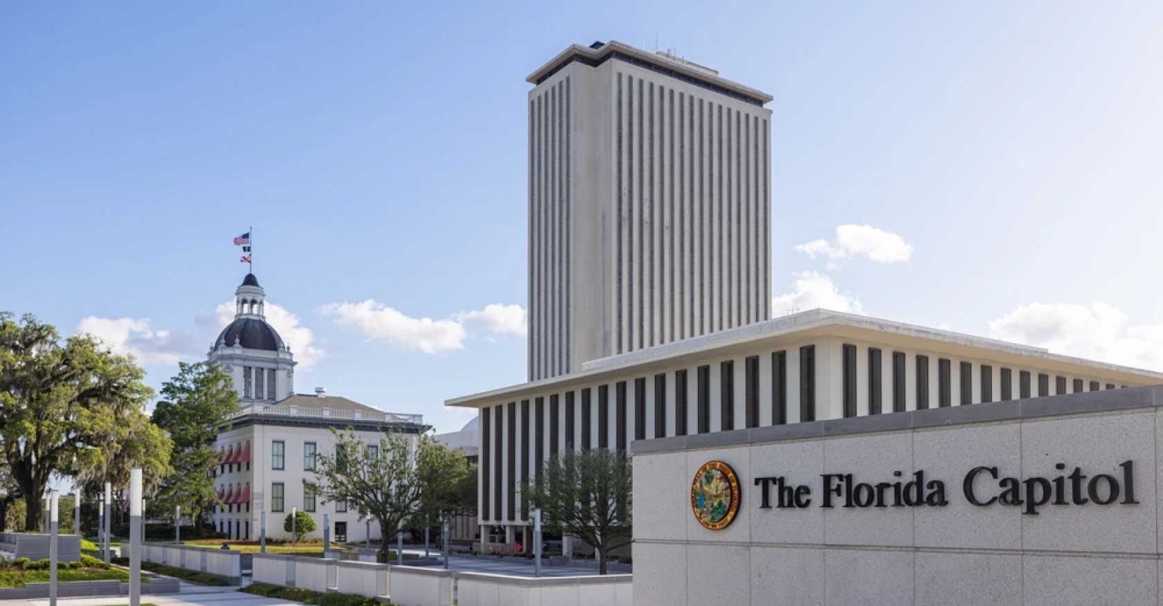 Photograph of the State Capitol building in Tallahassee, Florida.