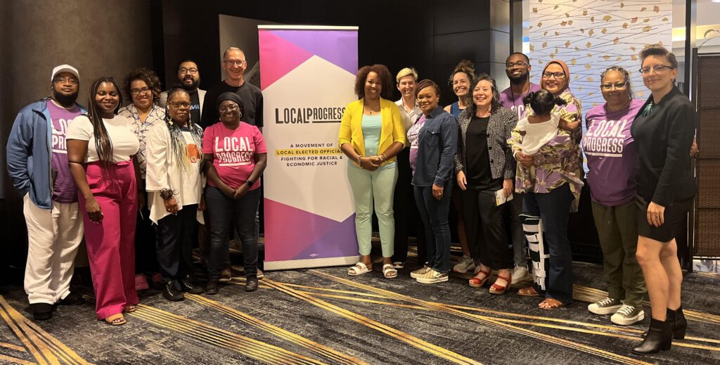 A group photo of the LPNC delegation at the 2024 National Convening in Oakland, CA.