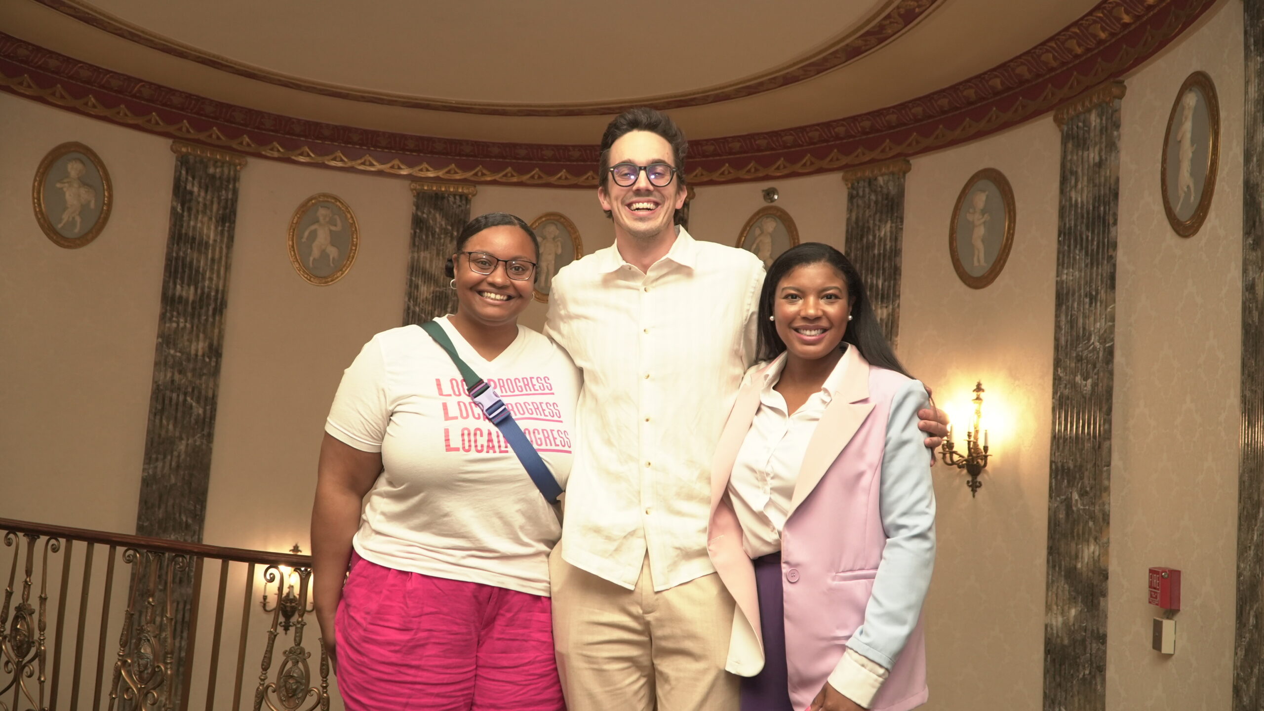 Three of our LP members from Milwaukee posing for a photo together.