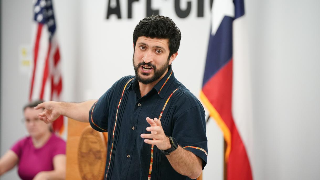 Casar has always approached political work with the same mindset forged as a labor organizer. (Robin Jerstad)