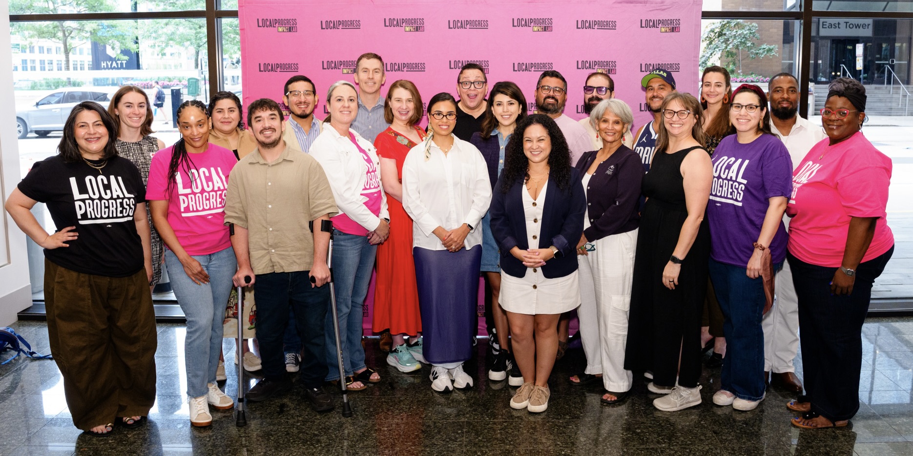 LPTX members and partners taking a group photo at the 2025 National Convening in Chicago, IL.
