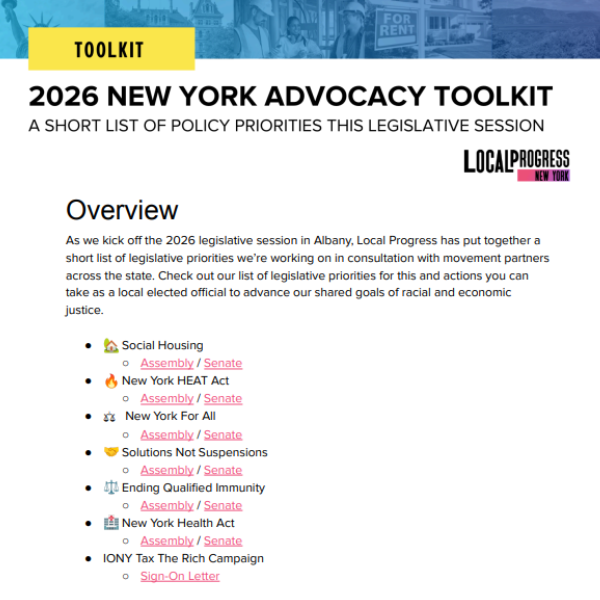 New York Advocacy toolkit