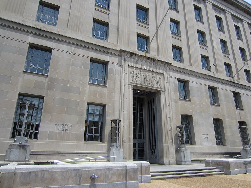 Department of Justice in Washington, D.C.