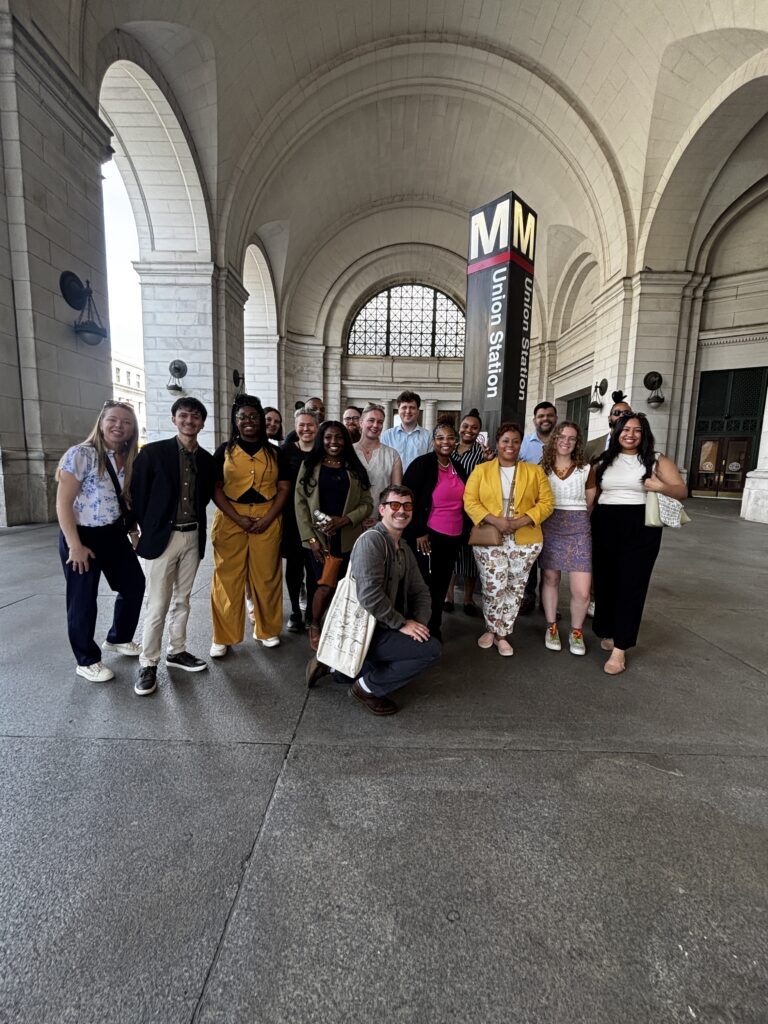 A large group posing for a picture