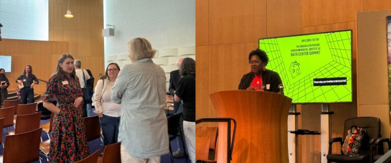 In April, partners at Sugar Law Center for Economic and Social Justice and Flint Rising hosted the EJ AI Data Center Statewide Summit in Ann Arbor.